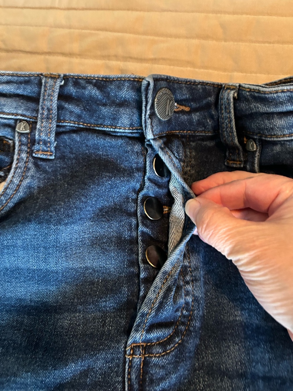 Kut from the Kluth Classic Women's Dark Blue Jeans - Picture 11 of 11